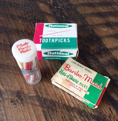 Vintage Toothpick Box 